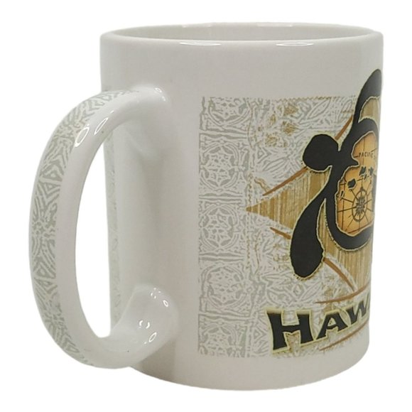 Honu Islands Hawaii 12 Oz Coffee Cup Mug Sea Turtle Ceramic Souvenir ABC Stores - Picture 9 of 11